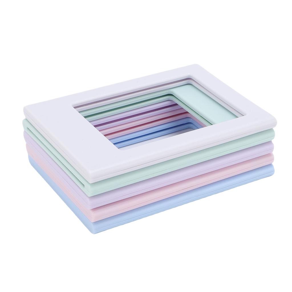 5 STÜCK Magnetische Fotorahmen für Kühlschrank 3 Zoll Sofortbildrahmen Foto Memo Kartenhalter