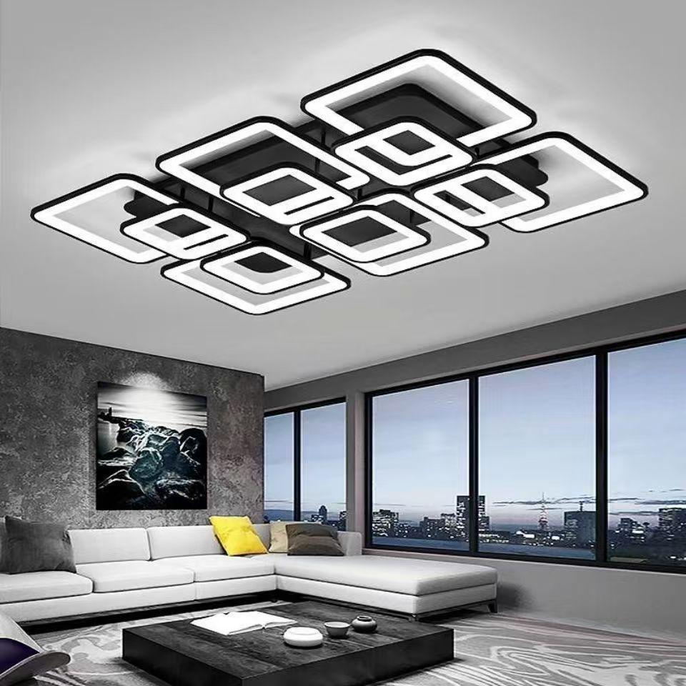 Modern Minimalist LED Acrylic Rectangular Ceiling Light for Living Room or Bedroom