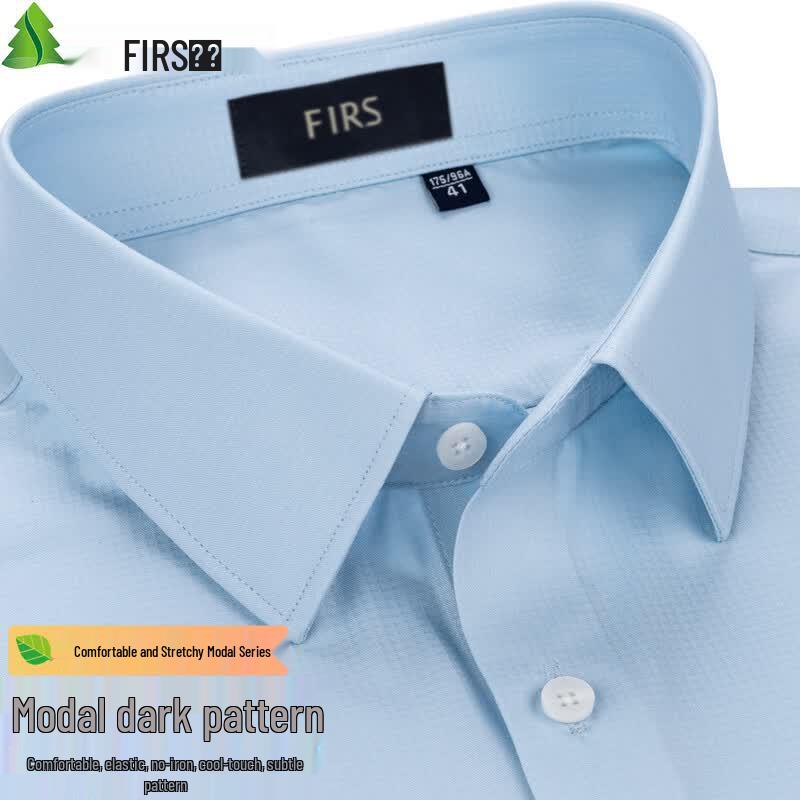 FIRS Men s Modal Dobby Non-Iron Short Sleeve Shirt 43