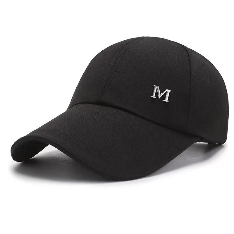 

Metal Letter M Baseball Cap, Classic Adjustable Cotton Sun Hat for Men Women adjustable [56-60] one size fits all