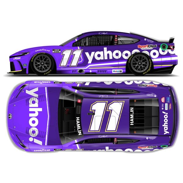Kyosho Lionel Racing NASCAR CUP Cup YAHOO 2025 Toyota Camry XSE Денни Хэмлин Готовая модель LR323338 (Серия NASCAR) 1/64 №11