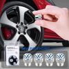 Dla VOLKSWAGEN Nowy Samochód Nakrętka Zaworu Powietrza Wentyla Koła Pokrowiec Przeciwpyłowy Opony Akcesorium Dla Volkswagen VW GTI R Golf 7 Polo Tiguan Passat Jett