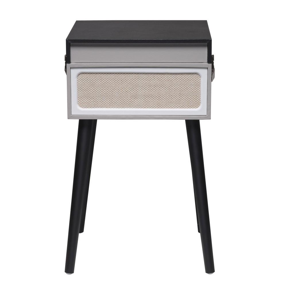 DENVER VPR-250 - Plattenspieler mit Lautsprechern, UKW-Radio, Bluetooth und USB, Denver