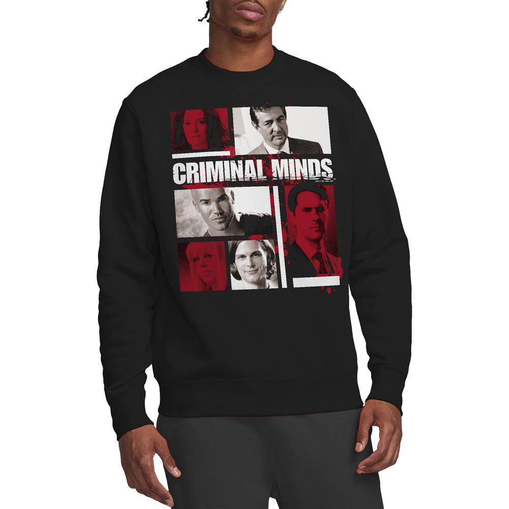 Criminal Minds Unisex Adult Character Boxes Sweatshirt