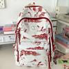 Children's schoolbag Elementary school student Junior high school girl college student Printed backpack