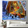 Christmas Pattern Tapestry Home Bedroom Living Room Wall Decoration Christmas Theme Tapestry