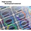 Dose Not Apply 300 Pcs Authentic Hologram Labels/Stickers Silver Transfer Tamper Evident Security Warranty Void Seals/Stickers High Security Proof