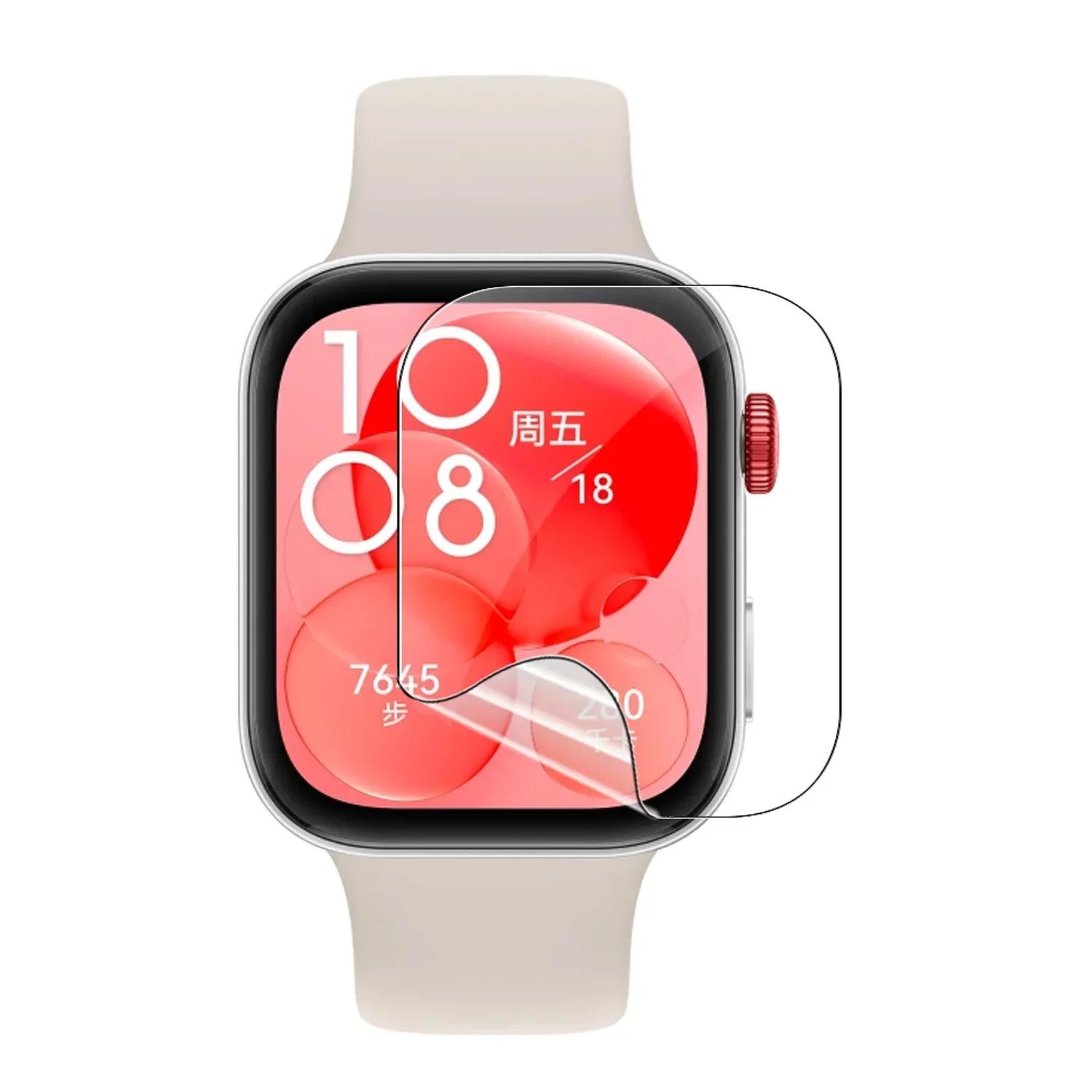 

Soft Flexible Hydrogel Film for Huawei Watch Fit 3 2 Screen Protector HD Clear Protective Film Smart Watch Cover Accessories for Watch Fit 2