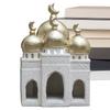 Handgefertigtes Harz-Moschee-Modell & Turm-Dekoration Ramadan-Schloss-Statue Dekorationen Miniatur-Moschee-Figuren für Wohnzimmer