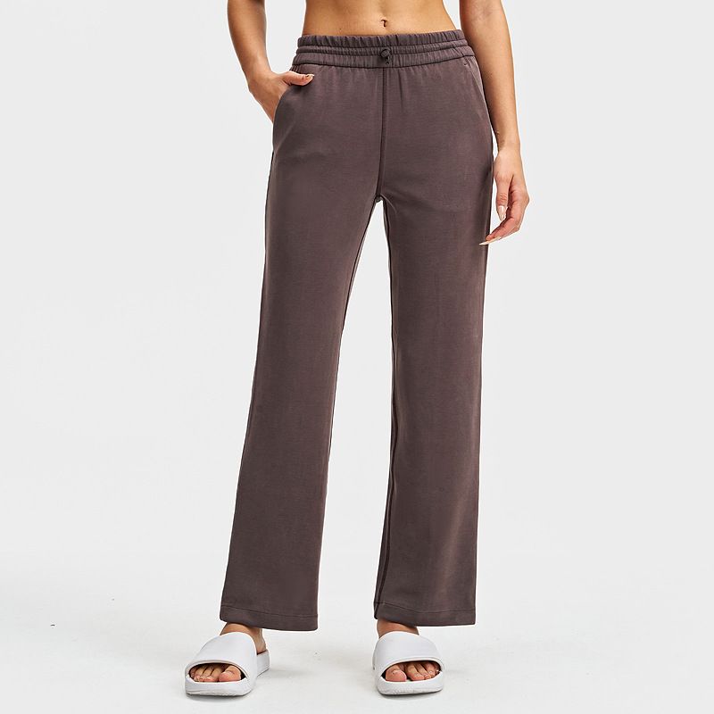 

Lu Same Modal Sports Pants Women s Straight-leg Casual High Waist Loose Quick-Drying Breathable Wide Leg Yoga Pants Pants Espresso 8/L