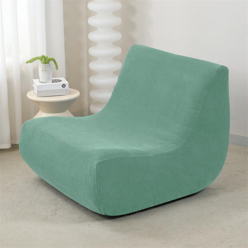 Jacquard Stretch Ärmelloser Sofabezug Wohnzimmer Boden Lounge Einzelcouchbezug Rundumbezug Copri Divano Fundas Para Sillones
