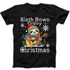 Sloth Down Enjoy Christmas Best Seller Funny Gift Tee Black T Shirt 153