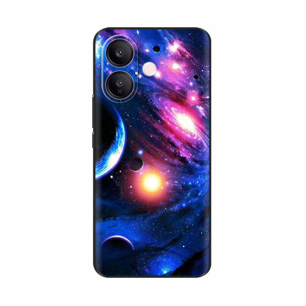 For Vivo V60 Lite 5G Phone Case Soft Matte Silicone Cover Capa For Vivo V60 Lite V60lite Funda Cartoon Back Cover Cute Pattern