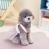Pet Clothes Spring and Summer Thin Korean Student Splicing Suspenders Small Teddy Dog Pet Cat Casual Skirt