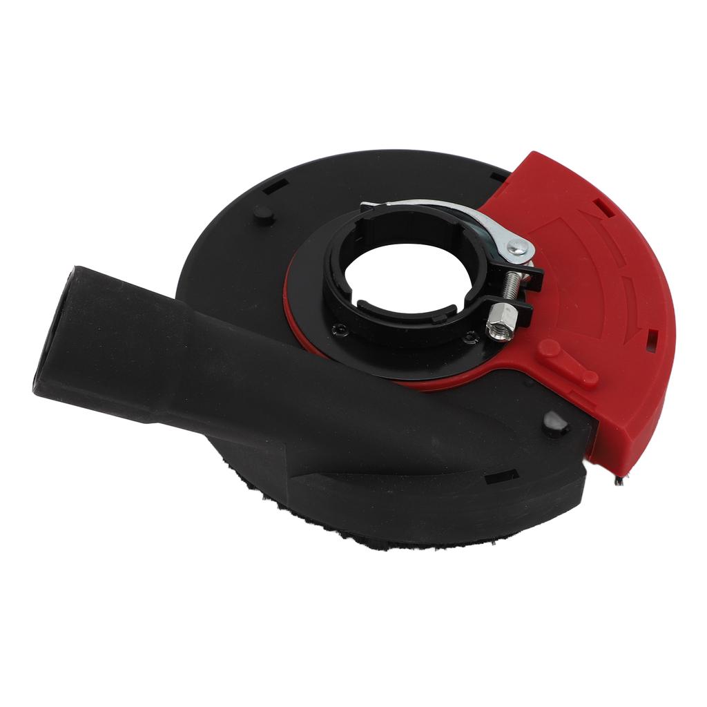 5 In Power Grinding Dust Shroud Iron PA66 Red Black Wearproof Surface Grinding Shroud for 125 150