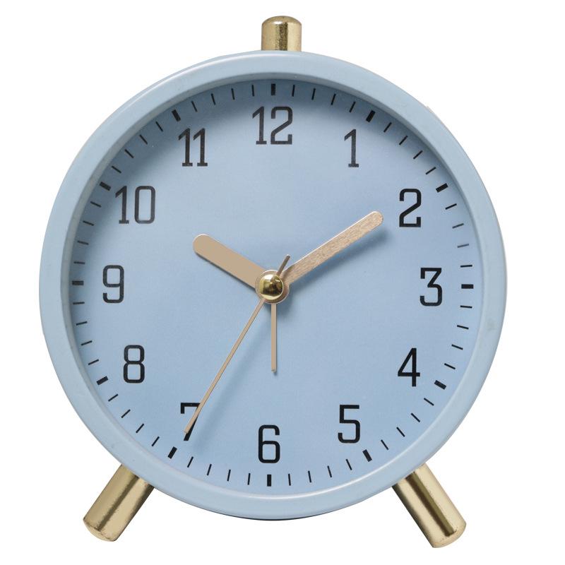 European Minimalist Children's Silent Quartz Alarm Clock