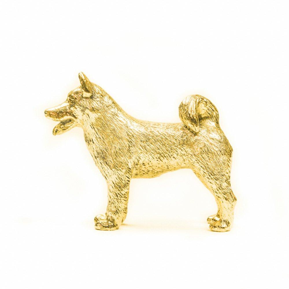Alaskan Malamute 22ct Gold Plated Made In England Art Dog Figure Collection