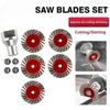 Diamond Saw Blade Set 1.57" Granite Marble Sandstone Cutting Tool Kit