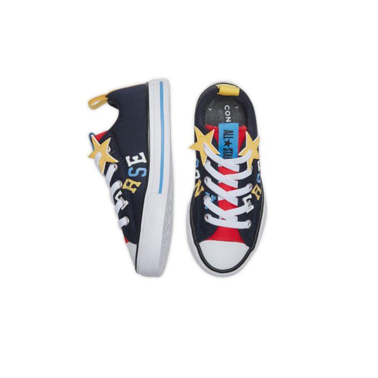 Converse Chuck Taylor All Star Superplay Retro Low Top Canvas Shoes Kids Sneakers Indigo 667337C