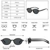 SHAUNA Retro Small Oval Men Rivets Sunglasses Fashion Women Dark Green Sun Glasses