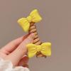 1PC New Lovely Beaded Big Flowers Elastic Spiral Hair Rope Head Rope Ponytail Hair Ring Rubber Band Headdress For Kids