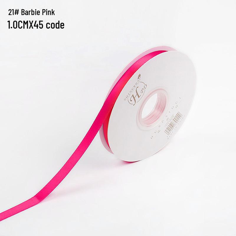 Bright Polyester Ribbon for Flower Packaging and DIY Gifts