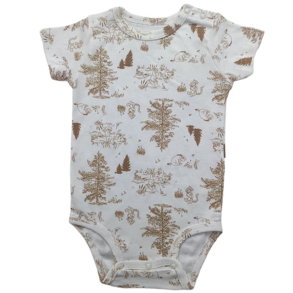 Baby Shoulder Snap Ribbed Cotton Bodysuit - Short Sleeve One-Piece Romper for Boys & Toddlers