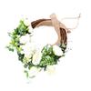 Faux   Half Wrth Spring   Yr Round Artificial Floral Wrth for Farmhouse Front Door Porch Wedding Decor