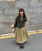 KIIMUIR (Women) Striped Short Sleeve T-Shirt_Green