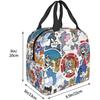 Asamike Lunch Bag, Cute Tom and Jerry Design, Large Capacity Lunch Box/Bento Bag, Insulated and Thermal, with Pockets for Food Storage, Perfect for Co