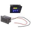 Battery Capacity Monitor 5-70V Voltmeter Multimeter Tester Power Percentage Volt Indicator Gauge Waterproof LCD Display