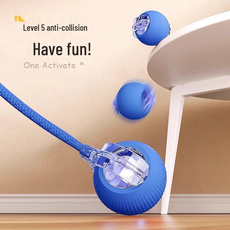 Sleva pro nováčky: Chytrá dráždivá kočičí kulička a tyčka pro samostatnou hru a úlevu od nudy.