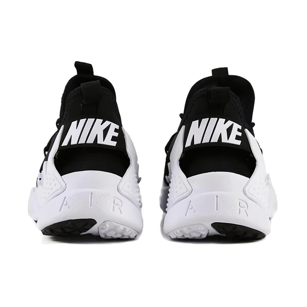 Nike Air Huarache Retro Comfortable Sports Fabric Shock Absorption Non-Slip Low-Top Casual Running Shoes Men sneaker White Black AH7334-013