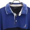 NAUTICA Color scheme Short sleeve Polo shirt XL white Fawn Men's Used