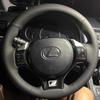For Lexus CT200h NX200h 2011- Braid Black Suede&Leather Car Steering Wheel Cover Interior Full Coverage Accessory