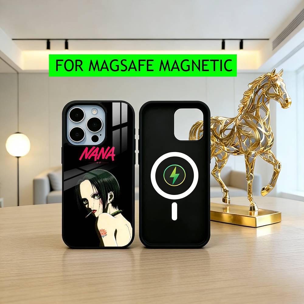Cool girl O-Osaki NO N-Nana-es Phone Case For iPhone17,16,15,14,13,12,11 Plus,Pro Magnetic For Magsafe Wireless Charging