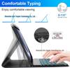 Suitable for Samsung A9 Plus Tablet: 11+ Bluetooth Keyboard with Backlit RGB and Leather Protective Case S789 10FE.