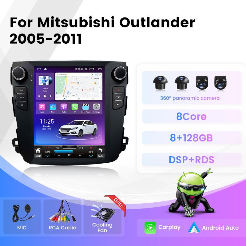 Mitsubishi Outlander Vertical Screen Android Navigation System