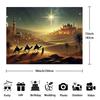 Arabian Nights Starry Desert Scene Background - Perfect for Theme Photography, Event Decoration, and Studio Shooting