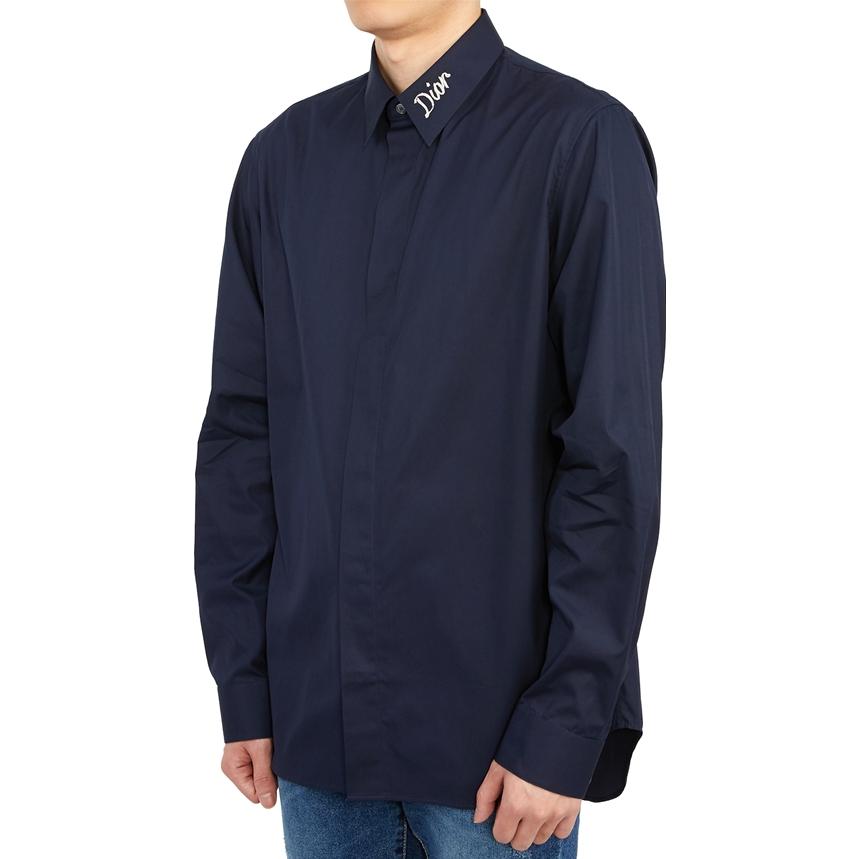 Dior SS23 Shirt Men's Dark Blue 293C522A1581-588