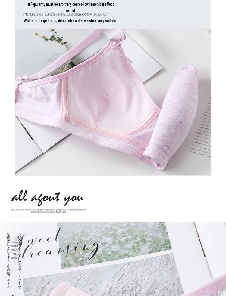 Junior Girls' Cotton Training Bra - No Underwire, Lightweight, Comfortable Fit