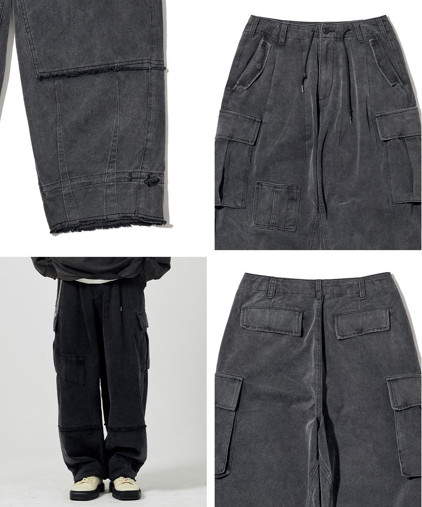 BIG UNION Combination Jungle Pants / Black