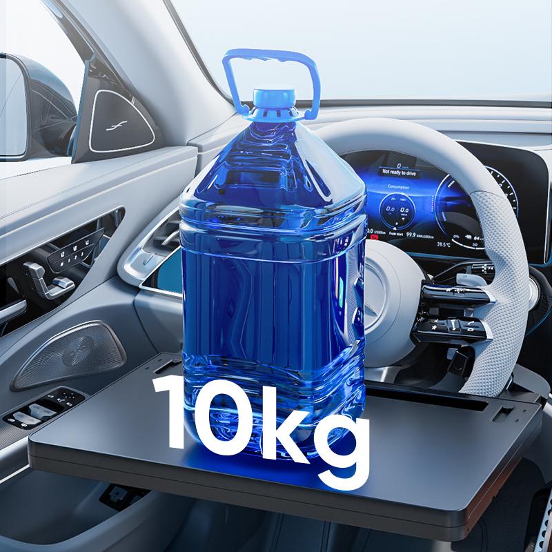 Car Steering Wheel Tray Table Folding Laptop Desk Adjustable Food Desk Water Cup Computer Bracket Phone Mount Auto Accessories