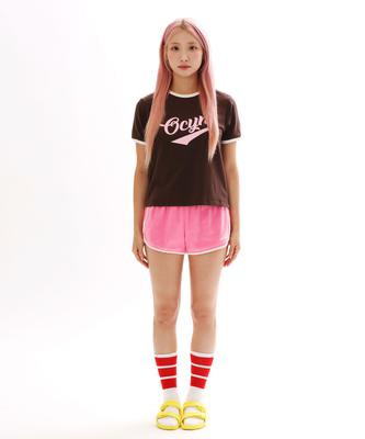 Obeukolseuwainas Happy Dolphin Shorts_Pink