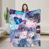 Ivti Alien Stage Anime Blankets Luka Ivan Till Mizi Flannel Vintage Breathable Throw Blanket for Bedding Lounge Autumn/Winter