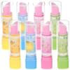 8Pcs Lipstick Eraser Premium Stationery Creative Fruit Pattern Novelty Eraser Set for Students Homework Practice Fun