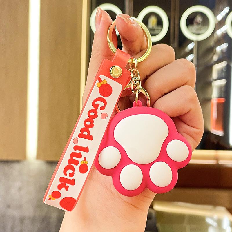 Cartoon Cute Girl Keychain Pendant Exquisite Doll Keychain Creative Bag Hanging Decoration