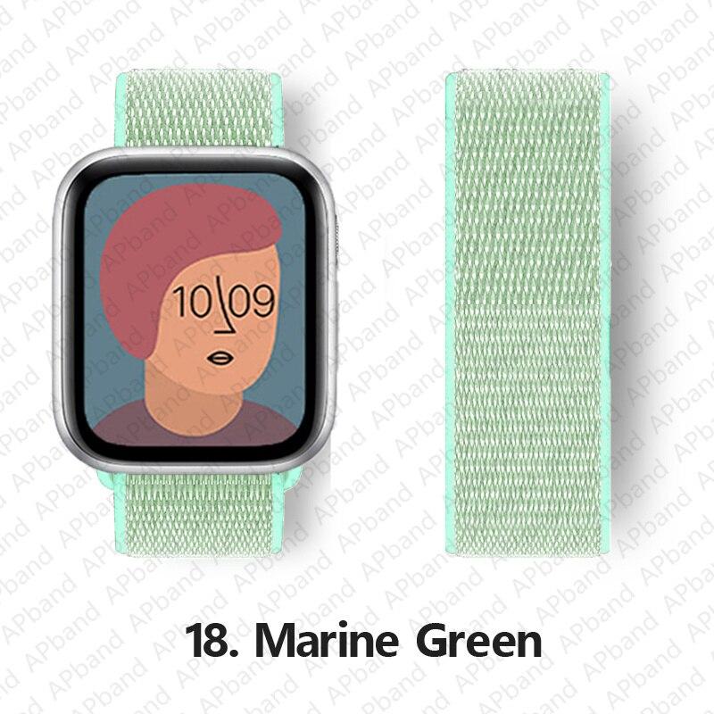 Nylon Band Voor Apple horlogeband 44mm 40mm 42mm 38mm 41mm 45mm 41 45 smartwatch polsband riem lus armband iWatch 3 4 5 se 6 7