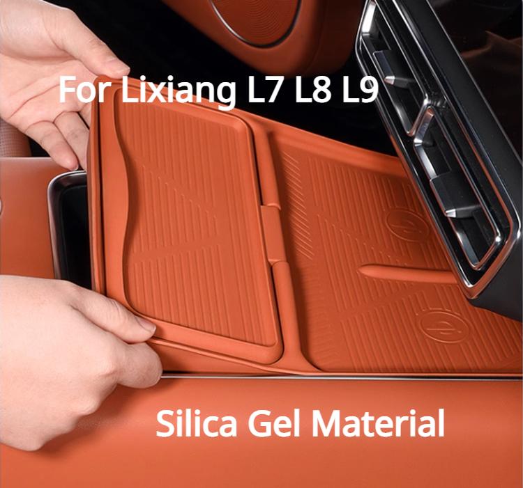 For Li Lixiang L7 L8 L9 2022 2023 2024 Car Wireless Silicone Padding Holder Storage Box Anti slip Pad Auto Accessories Lixiang
