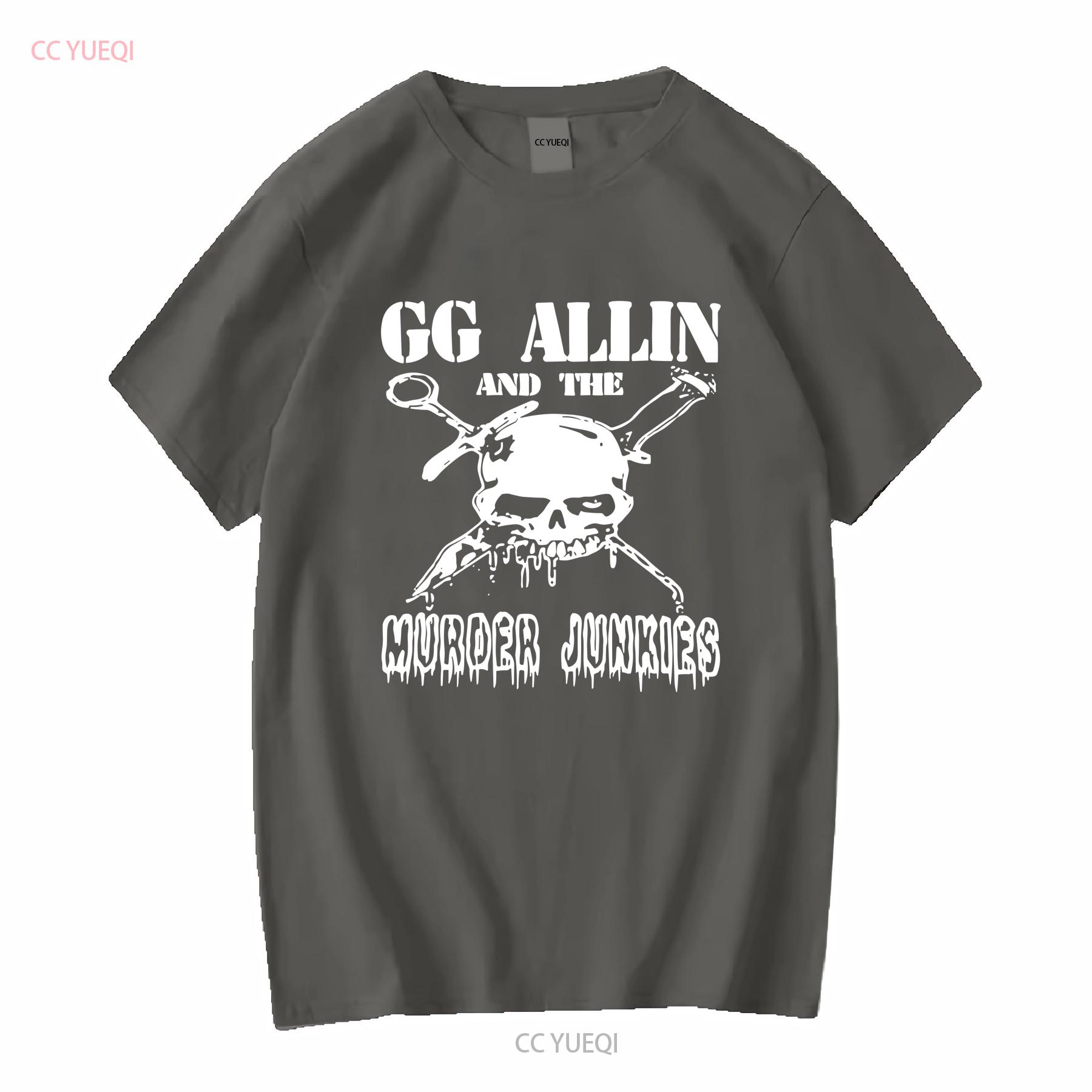 

Футболка 80-х GG allin для фанатів Чорна NB263 з довгими або короткими рукавами вінтажна Прана вуличний стиль Універсальна Стильна Повсякденна М яка XL